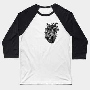 Black Heart Baseball T-Shirt